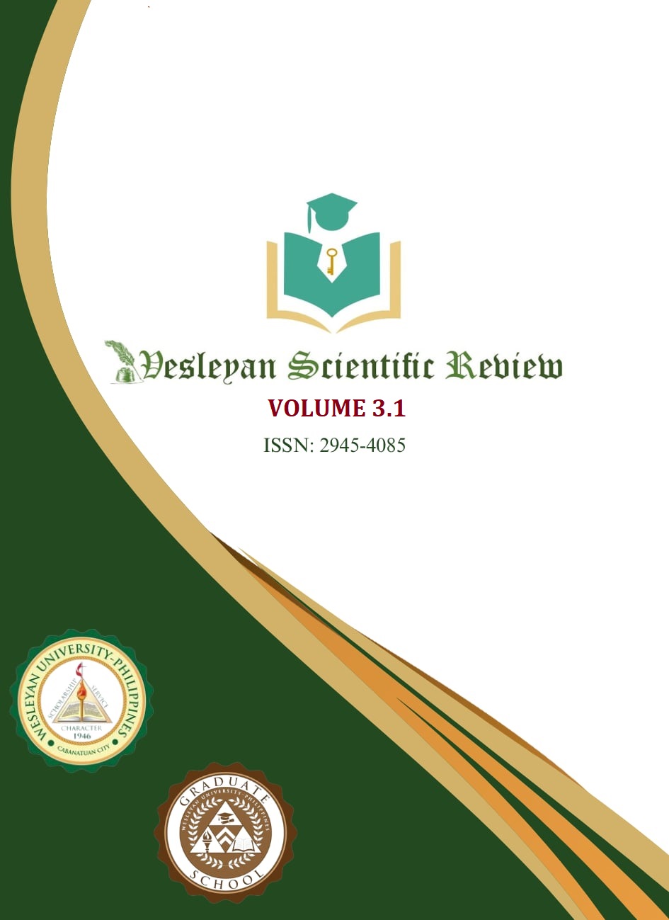 					View Vol. 3 No. 1 (2025): Wesleyan Scientific Review 
				